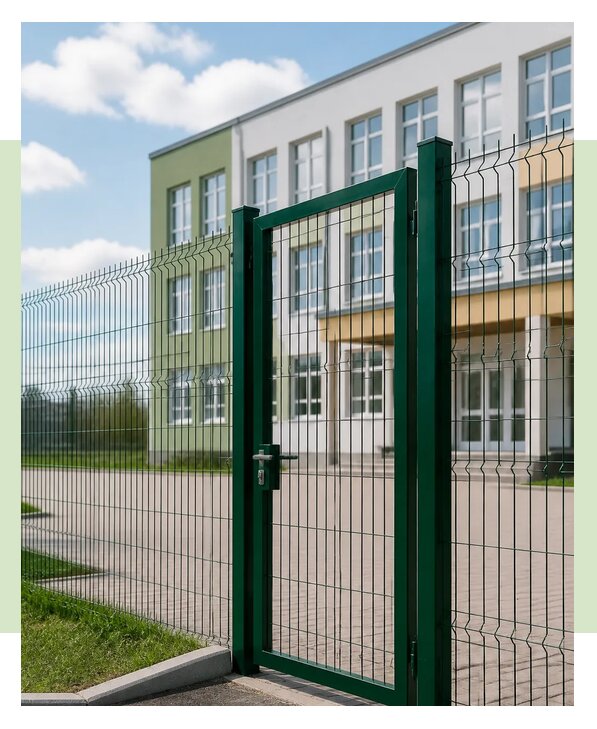 Забор 3Д для школы под ключ в Воткинске по цене от 4662 р. | ЗаборЭксеперт-Втк